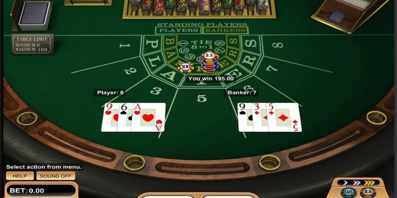 Luật chơi Baccarat PG88 mới nhất